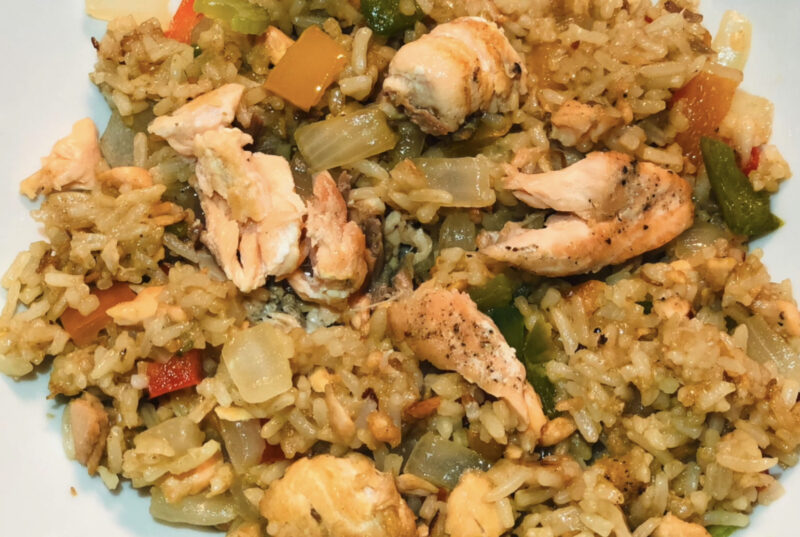 Salmon Fired Rice